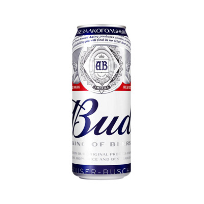 Пиво Bud безалкогольное 0,5л