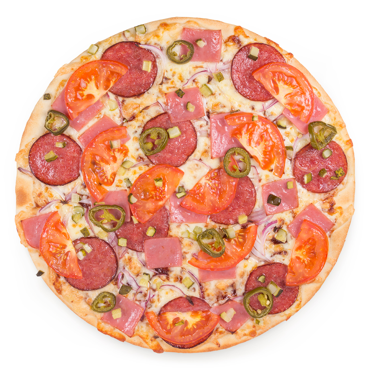 пицца в духовке колбаса сыр помидор огурец фото 61