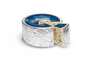 Сыр с голубой плесенью 56%, ~ 2,2 кг ГрандБлю Милкана, Аргентина