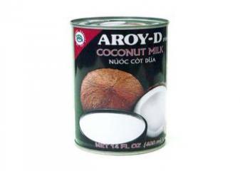 Молоко кокосовое 60% Aroy- D 0,4 л жесть, Таиланд
